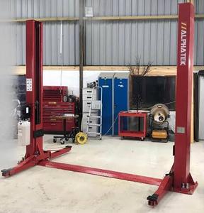 Red Hydraulic 2 Post Heavy Duty 3 Ton Car Lift Vehicle <b>Hoist</b> for Garage Workshop - Product Image 6