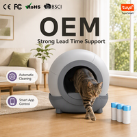 Bac à litière pour chat automatique autonettoyant et fermé, élimination automatique des odeurs, Arenero Automatico Litiere Chat