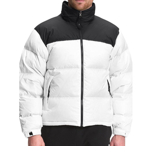 Chaqueta Casual Impermeable de Talla Grande al por Mayor OEM, Chaqueta de Invierno Personalizada de Alta Calidad para Hombre, Chaqueta Acolchada con Cremallera 100%, Bolsillos, Anorak - Product Image 1