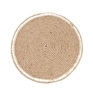 Colored Combo <b>Placemats</b> Natural Material Rounded Mats for Home Decor Tableware Dinning Table Party and Wedding Design Pads - Product Image 6