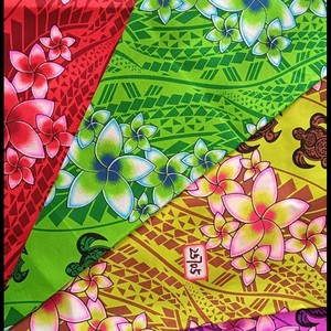 Six nouveaux motifs tropicaux colorés et magnifiques sur tissu polyester tissé, largeur 36 pouces, prêts pour une expédition immédiate - Product Image 5