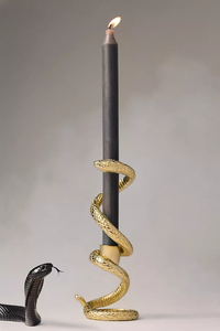 Fait à la main attrayant brillant serpent Horoscope métal Portable bougeoir carré noël maison mariage chambre décoration - Product Image 4