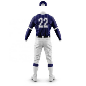 Uniformes de baseball et de softball en polyester de haute qualité Ensembles personnalisés respirants et confortables Techniques imprimées - Product Image 3