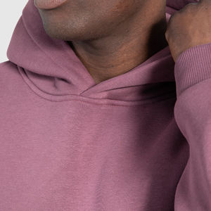 Custom Oversize Pullover Raw Hem 450 Gsm Hombres Invierno Fleece Hoodie Relieve Impresión Gruesa Con Capucha Haus Industries - Product Image 2