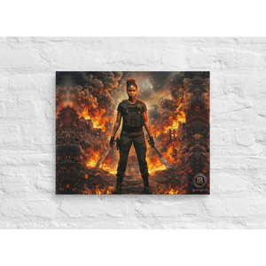 Amara Rise Through the Fire - Stampa artistica su tela premium - Product Image 3