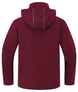 Veste Softshell respirante imperméable en tissu uni simple avec fonction de chauffage Fermeture éclair - Product Image 6