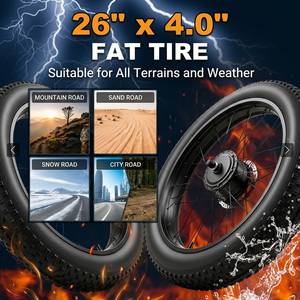 9000W Spitzenleistung Dual-Motor E-Bike für Erwachsene 52MPH 60V 45Ah 180 Meilen Reichweite |   Luftfederung, herausnehmbarer Akku, vorne/hinten - Product Image 6