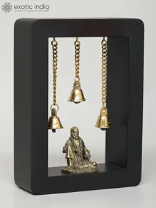 Estatua de Sai Baba Superfina hecha a mano auténtica de 7 pulgadas en latón disponible para la venta a bajo precio para el hogar y el templo hecho en La India - Product Image 4