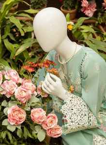 Traje de 3 Piezas Bordado Paquistaní de Lujo para Mujer, Listo para Enviar, Vestido de Eid, Elegante Regalo para Ella - Product Image 5