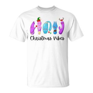 Maglietta Natalizia Audace con Vibrazioni Natalizie Frivole, Humor per Adulti per Campagne Promozionali - Product Image 1