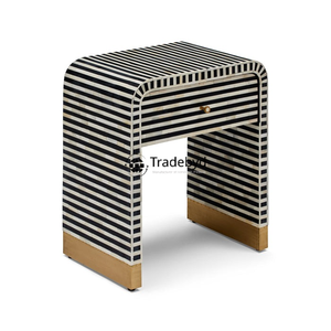 Modern Style Handcrafted Bone Inlay Console <b>Table</b> for Elegant Bedroom Decor Practical Storage in School or Apartment - Product Image 3