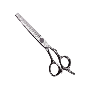 Tijeras de adelgazamiento del cabello personalizadas Acabado Polaco 6 pulgadas Uso en el hogar y el salón Tijeras de adelgazamiento de peluquero - Product Image 2