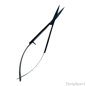 Top Selling Beauty Eyebrow 4.7 Inch Straight Embroidery <b>Sewing</b> <b>Scissors</b> Right-Handed Spring Action Stainless Steel Handle Sharp - Product Image 2