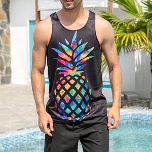 Camiseta sin mangas de malla lateral informal para hombre, 100% de algodón, de talla grande, para gimnasio, deporte, transpirable, para correr - Product Image 3