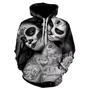 Sweat à capuche en coton de haute qualité pour homme, logo imprimé personnalisé, graphisme brodé, finition délavée, design personnalisé, saison printemps - Product Image 2