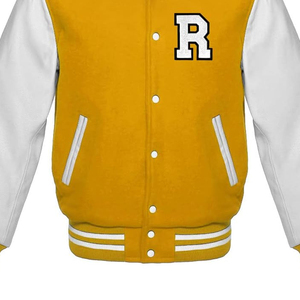 เสื้อแจ็กเก็ตหนังสำหรับผู้ชายเสื้อแจ็คเก็ตลำลองแบบสั่งตัด - Product Image 3