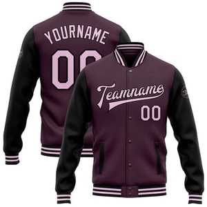 Veste universitaire en laine personnalisée OEM Vêtements d'extérieur Letterman de baseball de haute qualité pour équipe universitaire ou collection Streetwear - Product Image 5