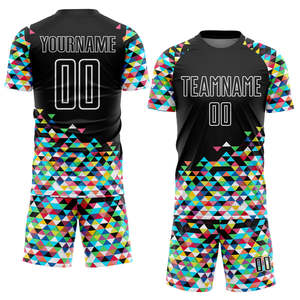 Conjuntos de camisetas de fútbol ligeras y auténticas ropa deportiva al por mayor MOQ bajo para entrenamiento escolar, ropa de fútbol - Product Image 1