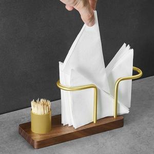 Servilletero de metal duradero de alta calidad con acabado suave y resistente al óxido, perfecto para mesa de comedor, cocina y uso en fiestas - Product Image 2
