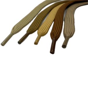 24 Flat Customized Shoelaces 100% Polyester Braided High Tenacity Drawcord 9mm Diameter Customized Various Colors for Sneakers - Product Image 6