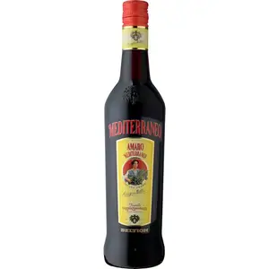 İtalyan acı AMARO MEDITERRANEO 30 700 ML premium kalite alkollü içecek aftermeal sindirim ve mixology