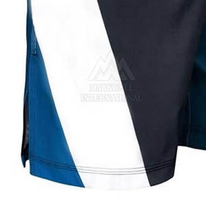 Shorts MMA de haute qualité, confortables, à prix bas, fabriqués au Pakistan, avec contraste de couleurs, pour hommes - Product Image 5