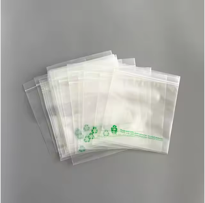 Sac en plastique à fermeture éclair PE blanc Transparent ou clair sac Ziplock recyclable de haute qualité pour emballage alimentaire marque HM - Product Image 1