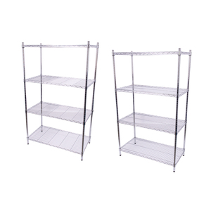 Three-Tier Metal <b>Shelving</b> <b>Unit</b> Three-Layer <b>Storage</b> Solution - Product Image 1