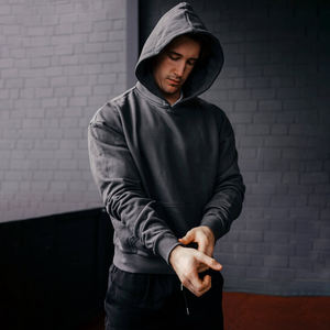 Fabricants de sweats à capuche personnalisés 450Gsm 500Gsm Sweat à capuche pour homme 400Gsm Surdimensionné Poids lourd 400 450 500 Gsm Sweat en coton French Terry - Product Image 5