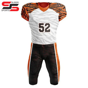 Alta rapidez Tackle sarga sublimación personalizada conjunto de uniforme de fútbol americano juvenil al por mayor precio barato camiseta de fútbol - Product Image 5