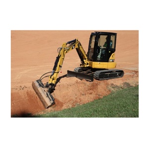 Certified Cat 304E small excavator with zero tail swing design 12 foot digging depth and 100 percent original paint - Product Image 5