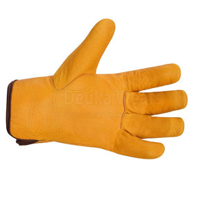 Guantes de seguridad para conductor con diseño personalizado, MOQ bajo, material de cuero duradero, antideslizantes, para trabajo y transporte. - Product Image 4