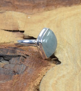 Green Color Handmade Ring Solid 925 Sterling <b>Silver</b> Natural Aquamarine Gemstone Jewelry Sterling <b>Silver</b> 925 Stamped Ring Jewelry - Product Image 3
