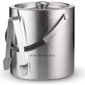 Eco Friendly Top Quality Stainless Steel Silver Shiny Polished Ice Bucket Beverage Tub For Wedding Parties Barware Drinkware - Product Image 1