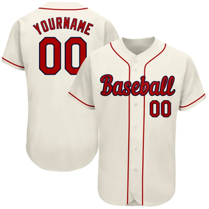 Maillot de baseball personnalisé impression personnalisée équipe nom numéros boutons t-shirts pour hommes enfants extérieur cadeau d'anniversaire - Product Image 1