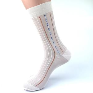 Medias largas transpirables de alta calidad para hombre, calcetines deportivos informales personalizados de poliéster al mejor precio, calcetines largos para hombre - Product Image 2