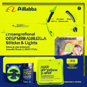 FILLIKID Tiras Reflectantes LED Amarillas 2Pa, Pegatinas y Luces Reflectantes Promocionales - Product Image 2