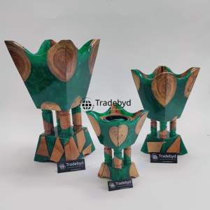 Quemador de Incienso Bakhoor de Resina y Madera Hecho a Mano de Lujo, Elegante Accesorio de Fragancia para el Hogar para Aromaterapia Diaria, Calidad Premium Tradebyd - Product Image 6