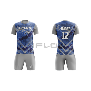 Nouveau maillot de football sur mesure ensemble unisexe adultes équipe de football porter à manches courtes afflux personnalisable - Product Image 2