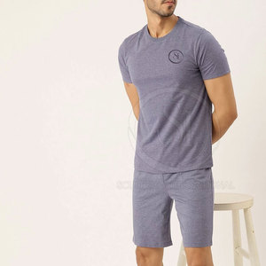 Ensemble de shorts décontractés d'été pour hommes de haute qualité, marque privée, logo personnalisé, service OEM, respirant, séchage rapide, grande taille, 100% coton - Product Image 3