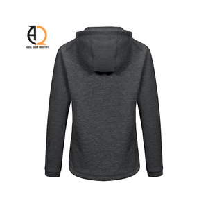 Sudadera con capucha Jersey de mujer con diseño de cremallera completa Sudaderas con capucha sólidas para mujer Ropa informal de punto para mujer - Product Image 2