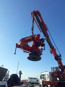 Moment de charge élevée 7 tonnes de capacité hydraulique marine grue de pont de flèche pliante meilleure qualité Construction légère nouveau moteur de pompe - Product Image 6