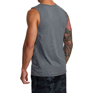 Meilleures ventes Débardeur décontracté pour homme 100% coton Séchage rapide et respirant Vêtements de sport tricotés personnalisés pour l'entraînement - Product Image 3