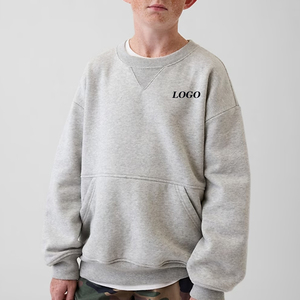 Sudadera para Niños con Manga Larga, Estilo Informal, con Bolsillo Tipo Canguro, para Invierno, Precio de Fábrica para Compradores al por Mayor - Product Image 1