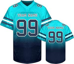 Personalizar camiseta de fútbol americano sublimado cosido bordado Rugby Deportes Fútbol camisetas de fútbol - Product Image 6