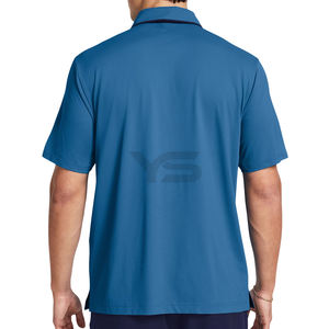 Camiseta de golf transpirable suave y fina de alta calidad para hombre, camiseta de manga corta sólida informal a la moda, camiseta de talla grande - Product Image 6