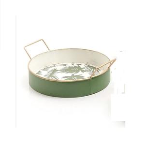 Bandeja para servir comida de aspecto nuevo, bandeja para servir Catering, fabricación de diseño de lujo para decoración de platos de Metal dorado para Hotel - Product Image 3