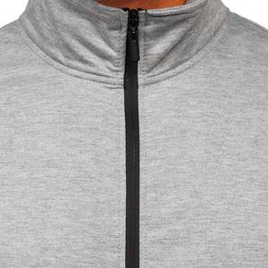 Solid Color Fashion <b>Long</b> <b>Sleeve</b> Man Jacket <b>Top</b> Drawstring Stitch Pockets Zipper Loose <b>Black</b> Autumn Sweatshirt - Product Image 5