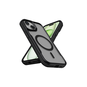 Coque antichoc en silicone rayée Netzy Cool pour Airbag, compatible avec la charge MagSafe pour iPhone 14 Plus/XR, charge magnétique - Product Image 1