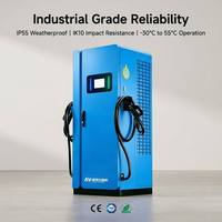 Nouvelle borne de recharge rapide pour véhicules électriques 180 kW DC, station de recharge commerciale pour VE, double CCS2, OCPP 2.0.1, OEM ODM